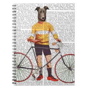 Greyhound Cyclist Notebook