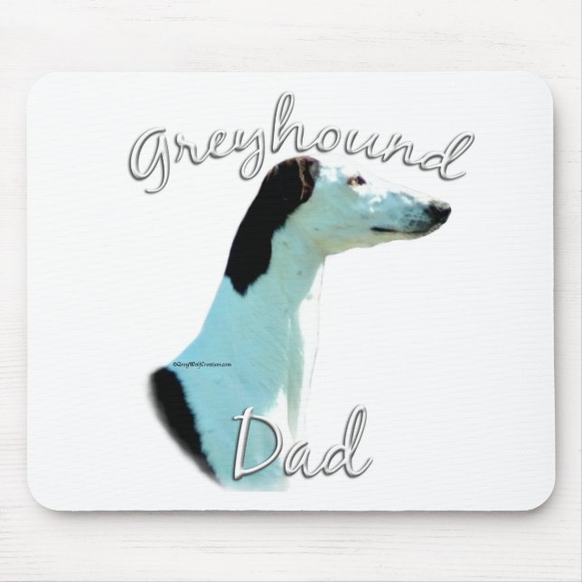 Greyhound Dad 2 Mouse Pad (Front)