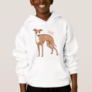 Greyhound dog cartoon illustration