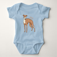 Greyhound dog cartoon illustration