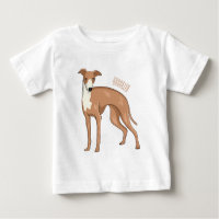 Greyhound dog cartoon illustration