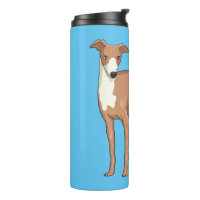 Greyhound dog cartoon illustration