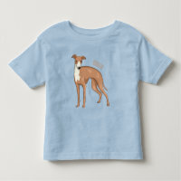 Greyhound dog cartoon illustration