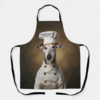 Greyhound Dog Chef Apron