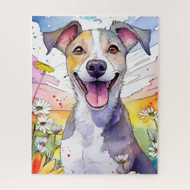 Greyhound Dog Jigsaw Puzzle (Vertical)