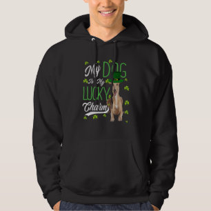Greyhound Dog  My Dog Is My Lucky Charm Hoodie