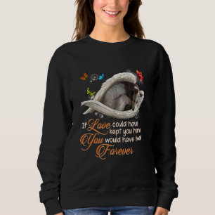 Greyhound Dog Paw Love Loss Of Dog Beautiful Pet M Sweatshirt