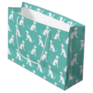 Greyhound Dog Puppy Large Gift Bag