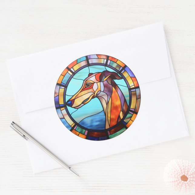 Greyhound Dog Sticker Pack (Envelope)
