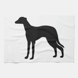 Greyhound Dog Tea Towel