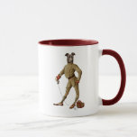 Greyhound Fencer Dark Full 2 Mug<br><div class="desc">Entertainment & Leisure</div>