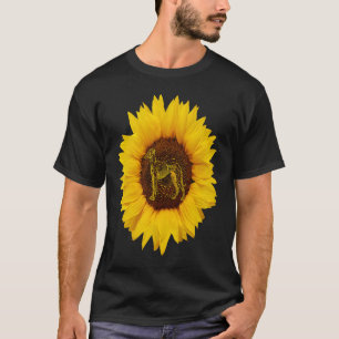 Greyhound  For Women Men Dog Pet Racer Sunflower   T-Shirt
