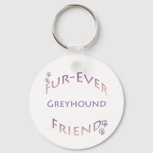 Greyhound Furever Key Ring