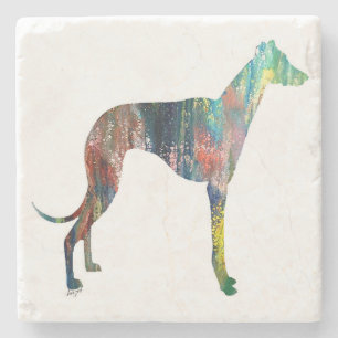 Greyhound gifts, Dog Lover, Greyhound Stone Coaster