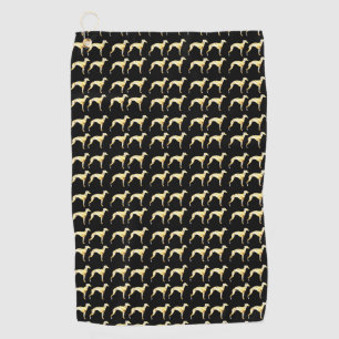 Greyhound   golf towel