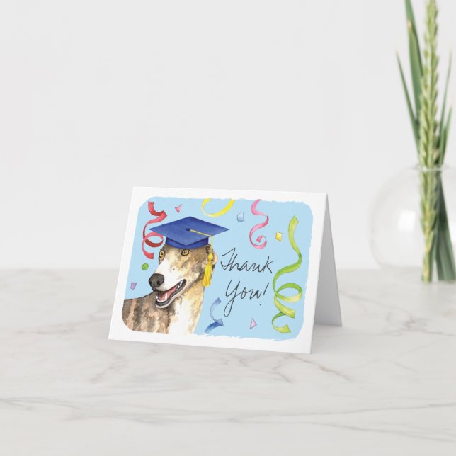 Greyhound Graduate Card (Front)