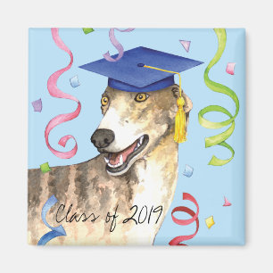 Greyhound Graduate Magnet