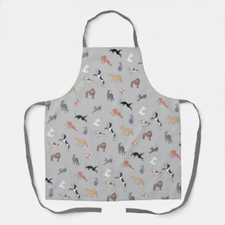 Greyhound Grey Apron