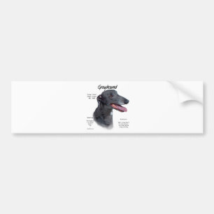 Greyhound History Design Bumper Sticker