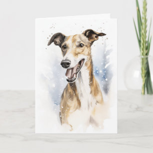 Greyhound Holiday Card