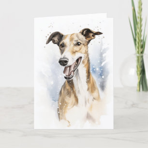 Greyhound Holiday Card