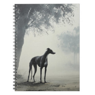 Greyhound in the Mist Notebook