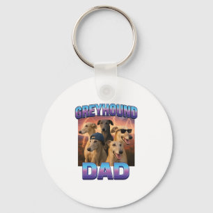 Greyhound Key Ring