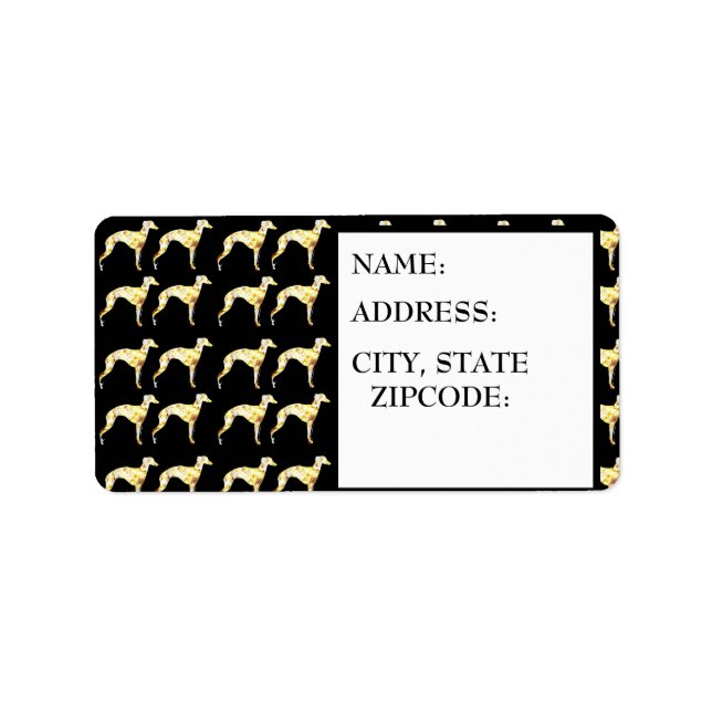 GREYHOUND LABEL (Front)