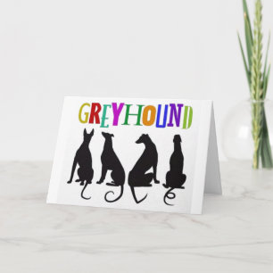 Greyhound Love Card
