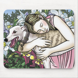 Greyhound Lover Mouse Pad