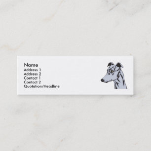 Greyhound Mini Business Card