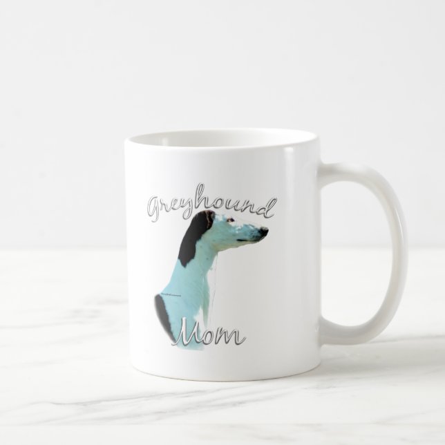 Greyhound Mum 2 Coffee Mug (Right)