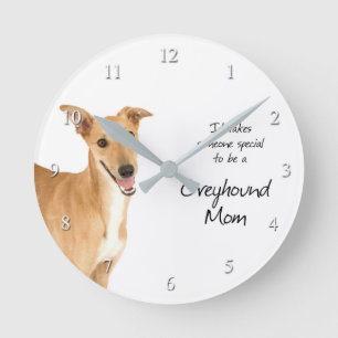 Greyhound Mum Clock