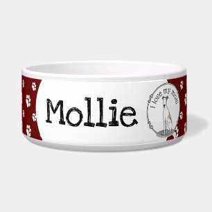 Greyhound Mum (fawn white) Cute Dog Mum Funny