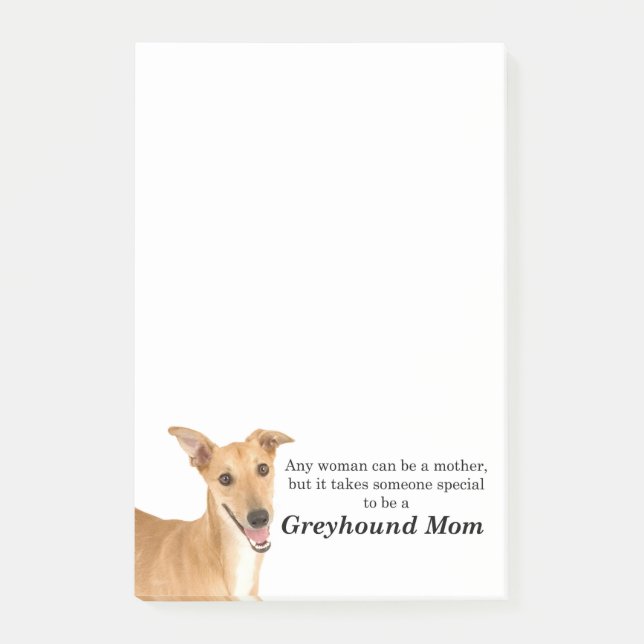 Greyhound Mum Post-It Notes (Front)