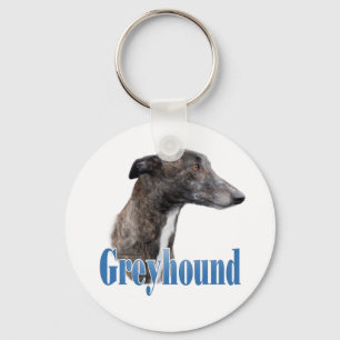 Greyhound Name Key Ring
