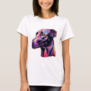 Greyhound Neon Design T-Shirt