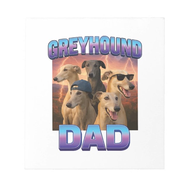 Greyhound Notepad (Front)