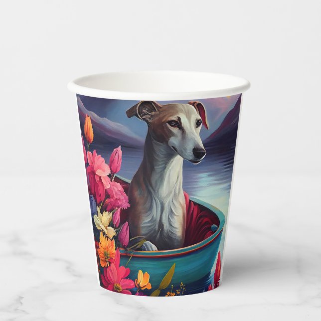 Greyhound on a Paddle: A Scenic Adventure Paper Cups (Front)
