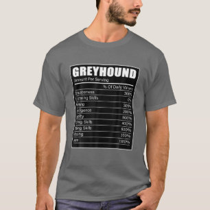 Greyhound Owner Puppy Dog Lover Greyhound Facts T-Shirt