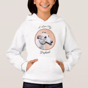 Greyhound Painting - Cute Original Dog Art
