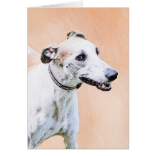 Greyhound Painting - Cute Original Dog Art
