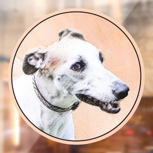 Greyhound Painting - Cute Original Dog Art