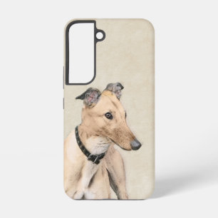 Greyhound Painting - Cute Original Dog Art Samsung Galaxy Case