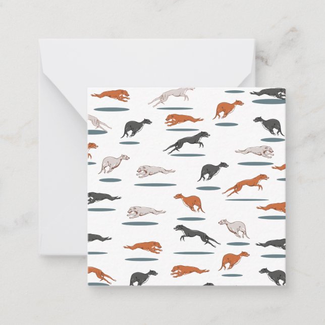 Greyhound Pattern Card (Front)