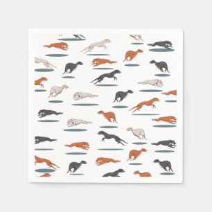 Greyhound Pattern Napkin