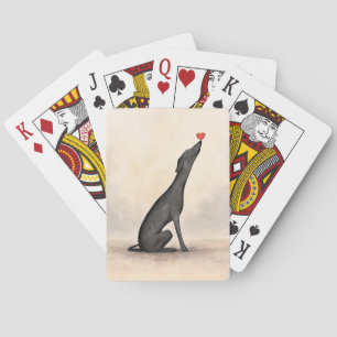 Greyhound Playing Cards, Greyhound Gift, Greyhound Cards