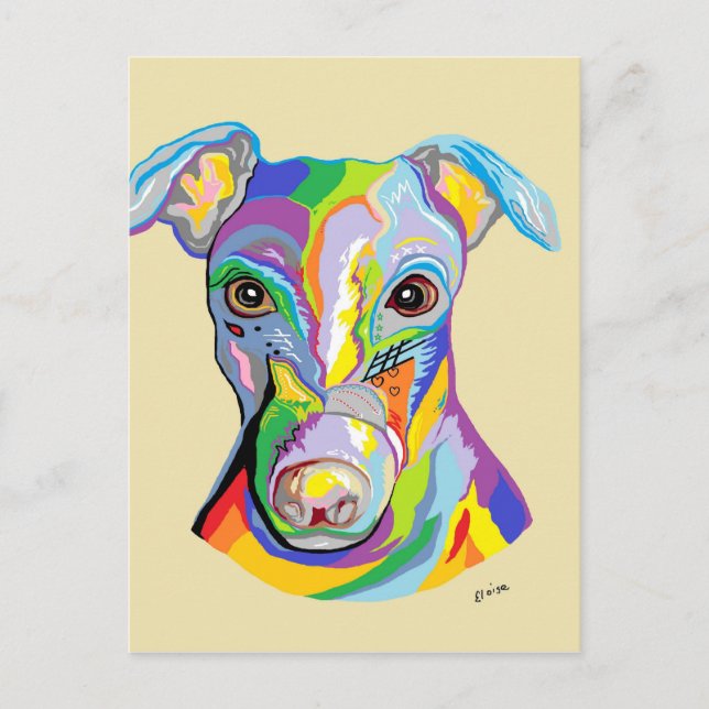 GREYHOUND POSTCARD (Front)