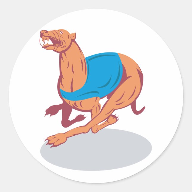 Greyhound Racing Stickers (Front)