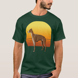 Greyhound Retro Sun T-Shirt